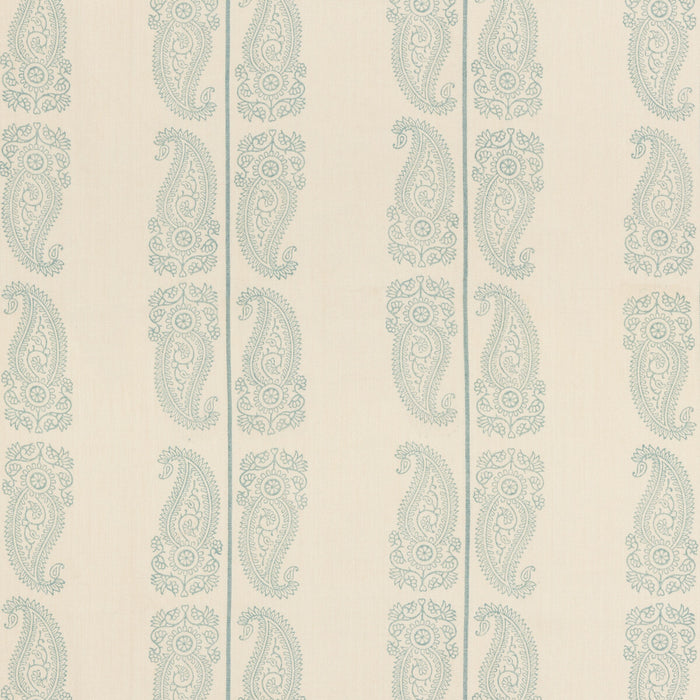 GP & J Baker Cromer Paisley Aqua Fabric Sample BP10796.1.0