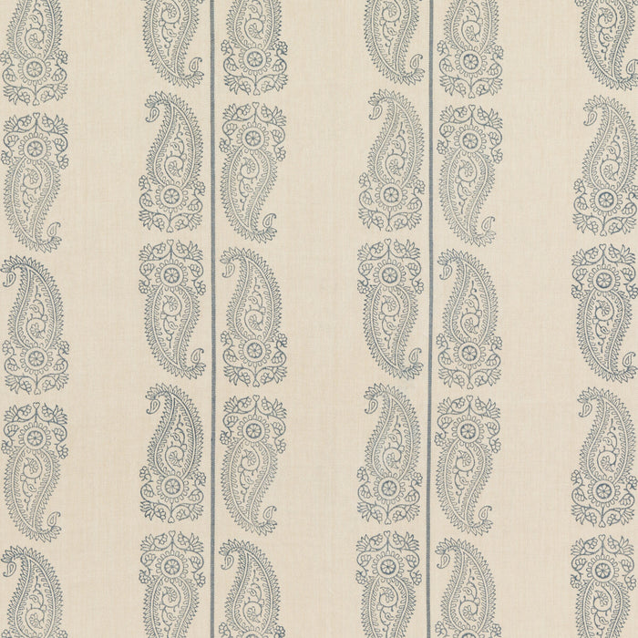 GP & J Baker Cromer Paisley Indigo Fabric Sample BP10796.2.0