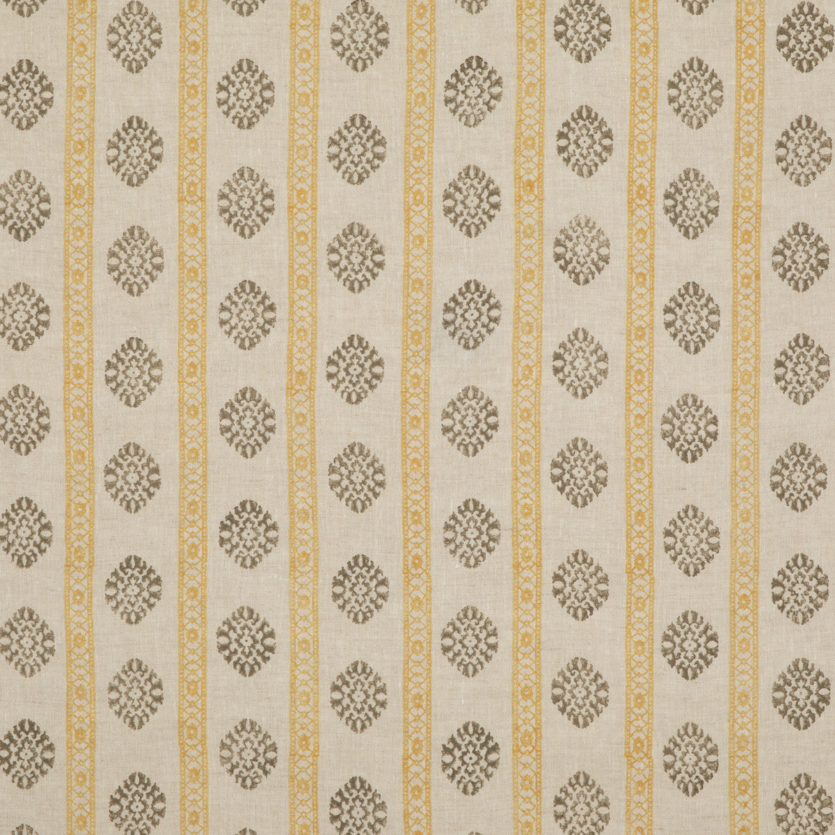 GP & J Baker Alma Ochre/Mole Fabric Sample BP10821.3.0