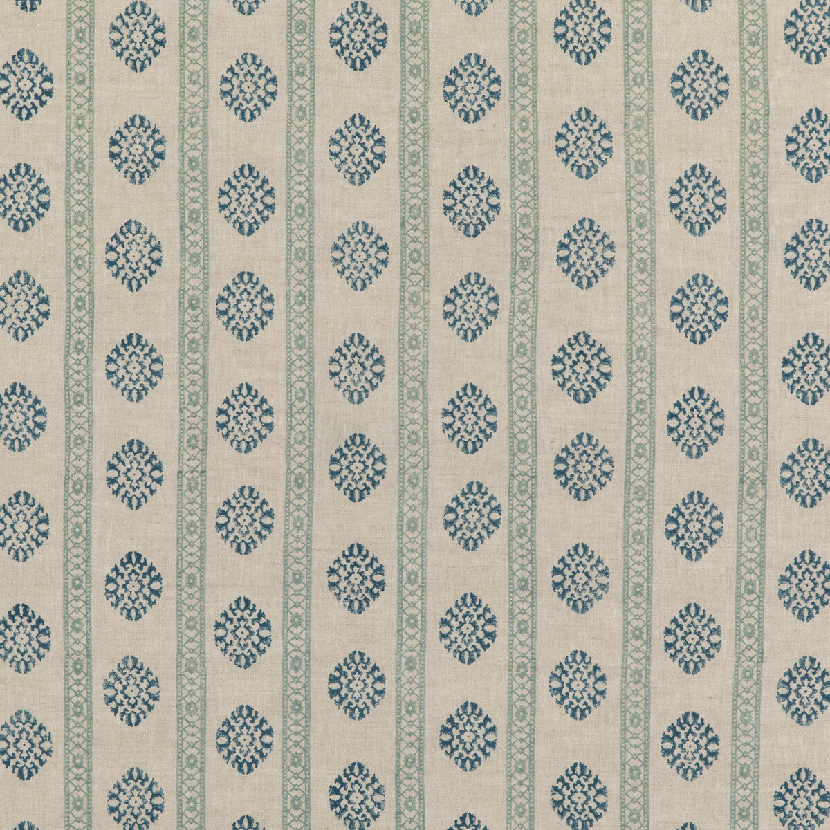 GP & J Baker Alma Aqua Fabric Sample BP10821.4.0