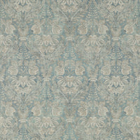 GP & J Baker Lapura Damask Blue Fabric BP10828.1.0