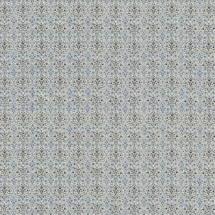 GP & J Baker Arabesque Blue Fabric BP10920.1.0