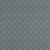 GP & J Baker Patola Paisley Blue Fabric BP10930.3.0
