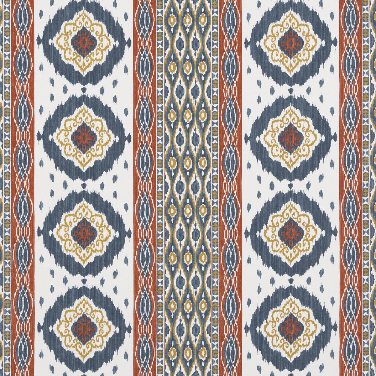 GP & J Baker Crosby Indigo Fabric Sample BP10936.1.0