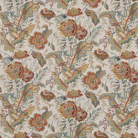 GP & J Baker Indienne Flower Red/Teal Fabric BP10938.3.0