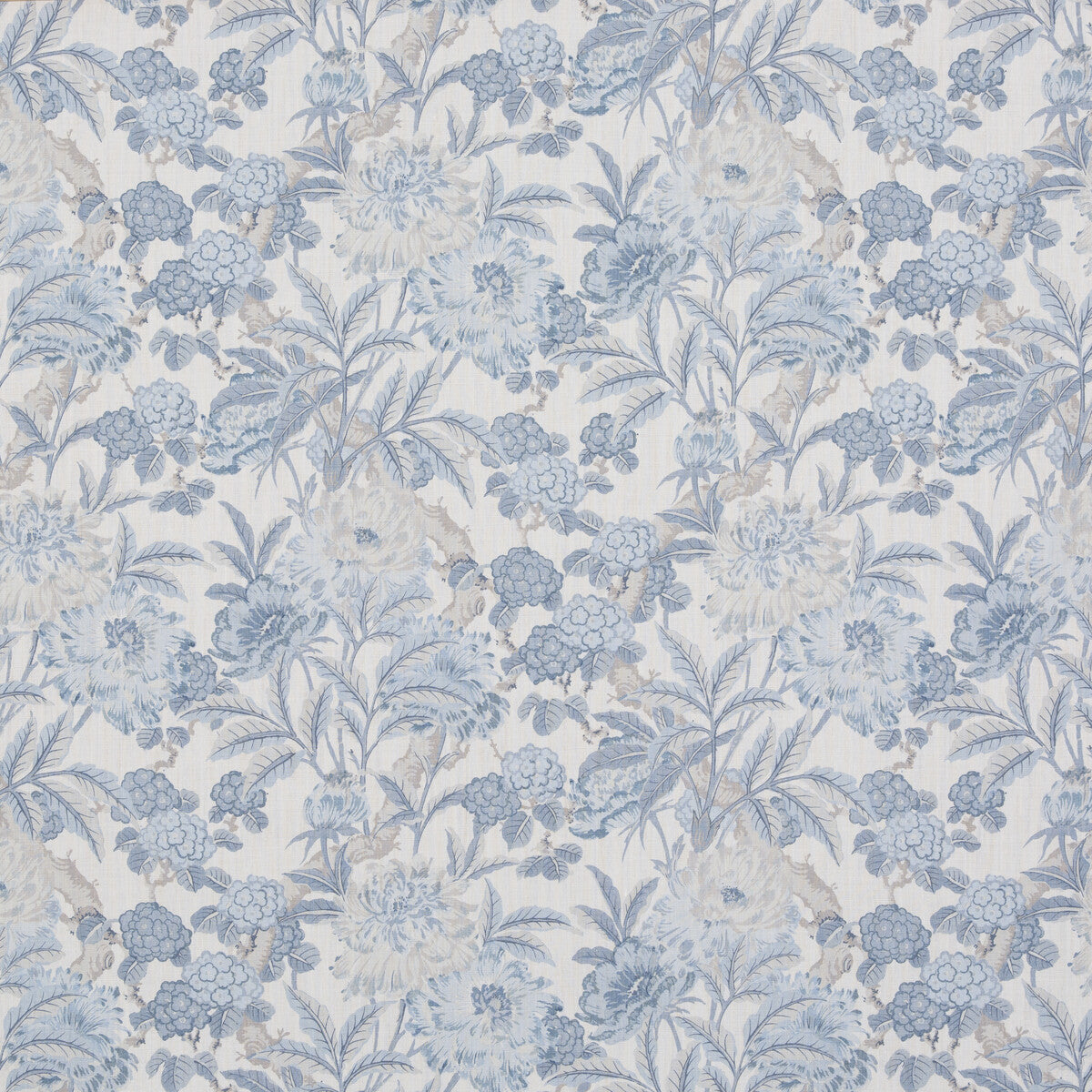 GP & J Baker Summer Peony Blue Fabric Sample BP10950.1.0