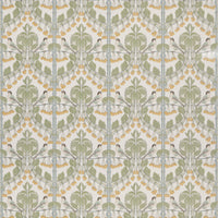 GP & J Baker Birds & Cherries Cotton Aqua Fabric BP10967.3.0