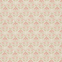 GP & J Baker Iris Meadow Cotton Pink/Green Fabric BP10968.1.0