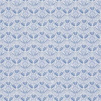 GP & J Baker Iris Meadow Cotton Blue Fabric BP10968.2.0