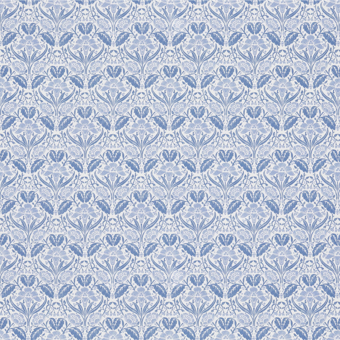 GP & J Baker Iris Meadow Cotton Blue Fabric Sample BP10968.2.0