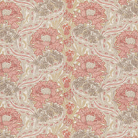 GP & J Baker Brantwood Cotton Coral/Sand Fabric BP10969.1.0