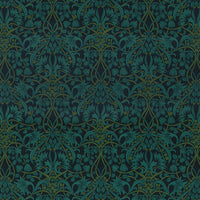 GP & J Baker Fritillerie Velvet Indigo/Teal Fabric BP10975.1.0