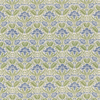GP & J Baker Iris Meadow Blue/Green Fabric BP10979.1.0