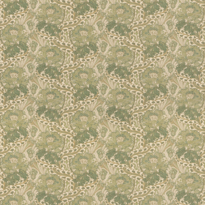 GP & J Baker Little Brantwood Green Fabric BP10983.2.0