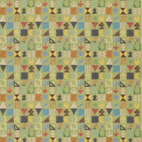 GP & J Baker Potato Print Green Fabric BP11049.3.0