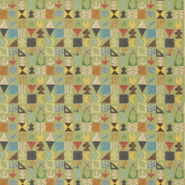 GP & J Baker Potato Print Green Fabric Sample BP11049.3.0