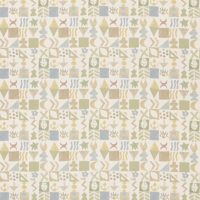 GP & J Baker Potato Print Sage Fabric Sample BP11049.4.0