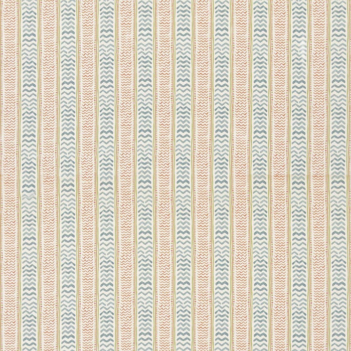 GP & J Baker Wriggle Room Teal/Spice Fabric Sample BP11050.5.0