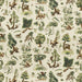 GP & J Baker Gertrude Document Green Fabric Sample BP11073.1.0