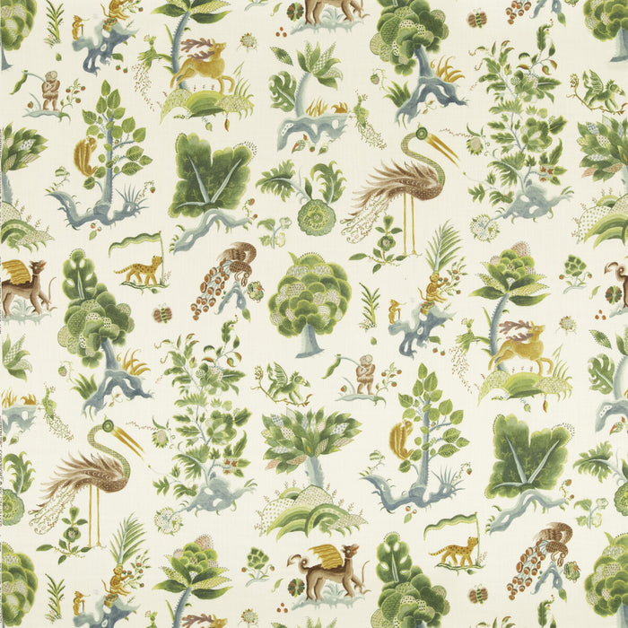 GP & J Baker Gertrude Emerald/Blue Fabric Sample BP11073.2.0