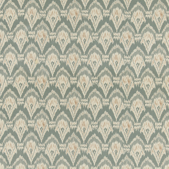 GP & J Baker Zaraband Texture Teal/Spice Fabric Sample BP11079.1.0