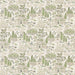 GP & J Baker Home Park Green/Blue Fabric Sample BP11092.2.0