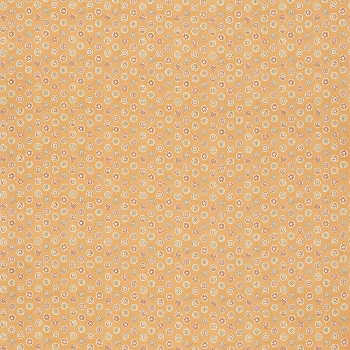 GP & J Baker Court Buttons Ochre Fabric BP11094.4.0