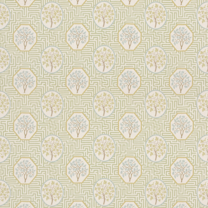 GP & J Baker Royal Maze Sage Fabric BP11095.3.0
