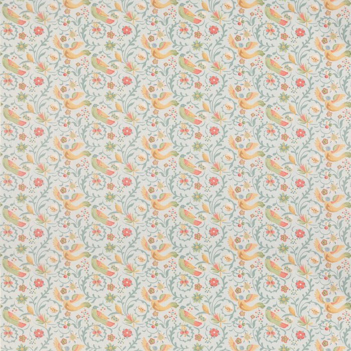 GP & J Baker Royal Court Aqua Fabric Sample BP11096.4.0