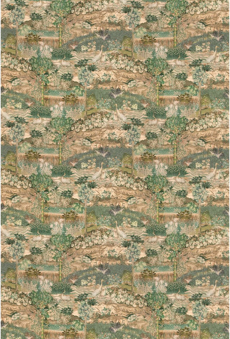 GP & J Baker Palace Tapestry Royal Green Fabric BP11103.1.0