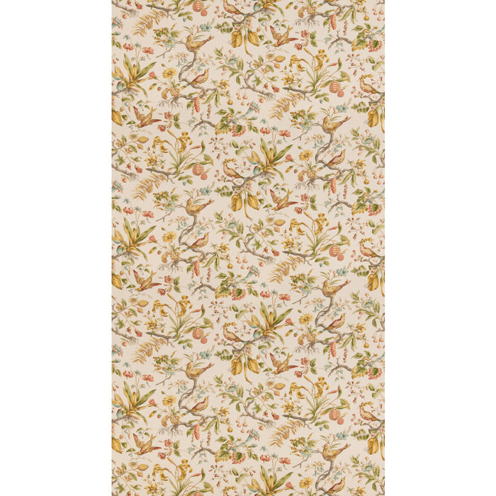 GP & J Baker Kentwell Ochre/Soft Red Fabric Sample BP11118.1.0