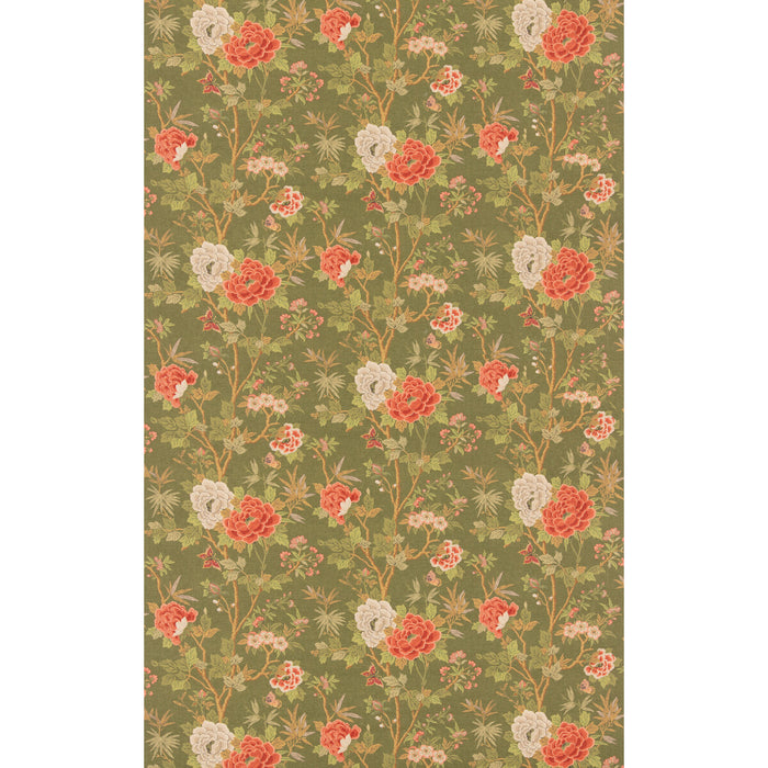 GP & J Baker Canton Olive Fabric Sample BP11119.4.0