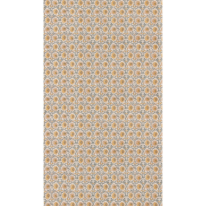 GP & J Baker Cecily Ochre/Teal Fabric Sample BP11120.4.0
