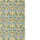 GP & J Baker Tudor Rose Blue/Green Fabric BP11135.2.0