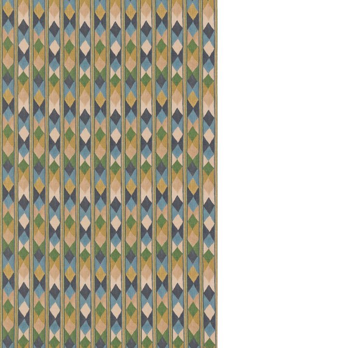 GP & J Baker Compass Blue/Green Fabric BP11139.3.0