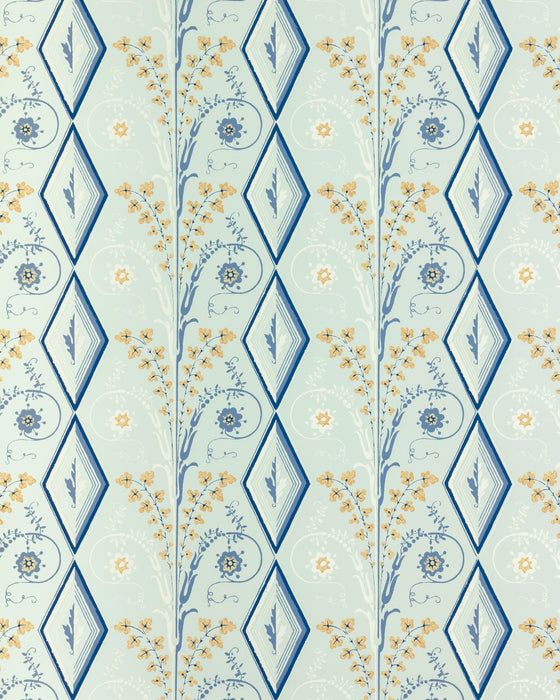 Brunschwig & Fils Gallier Diamond Sky Wallpaper BR-69004.155.0