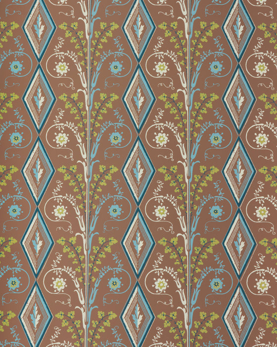 Brunschwig & Fils Gallier Diamond Mocha Wallpaper BR-69004.615.0