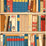 Brunschwig & Fils Bibliotheque Red/Blue Wallpaper BR-69080.195.0