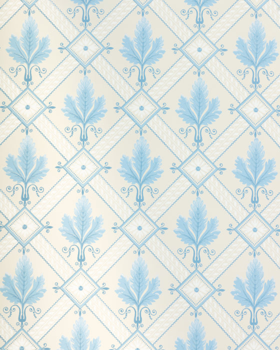 Brunschwig & Fils Latrobe Blue Wallpaper BR-69408.55.0