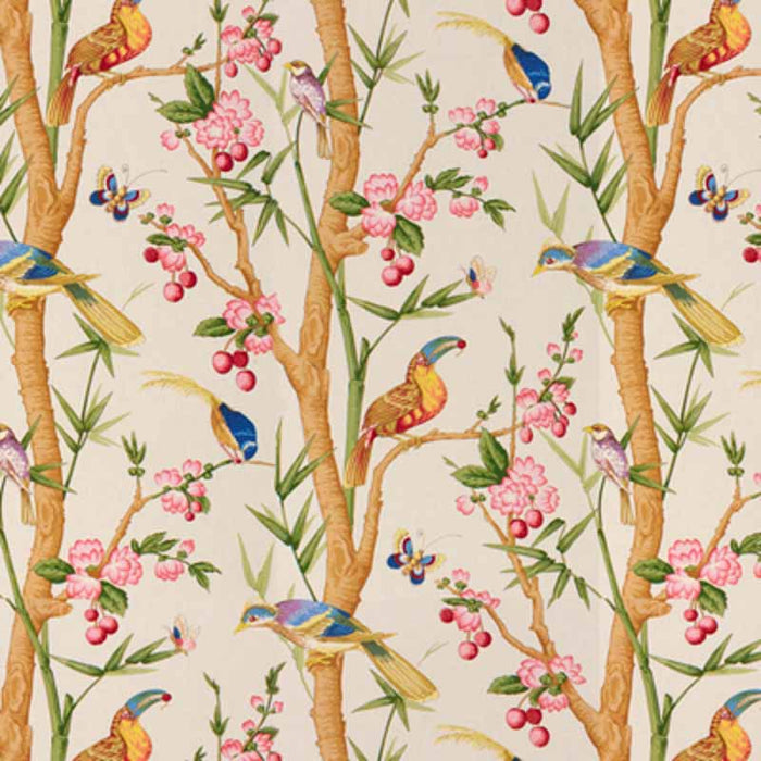 Brunschwig & Fils Toucans Beige Fabric Sample BR-71622.03.0