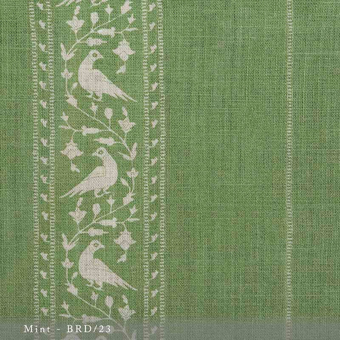 Lisa Fine Baroda II Mint Fabric Sample BRD-23