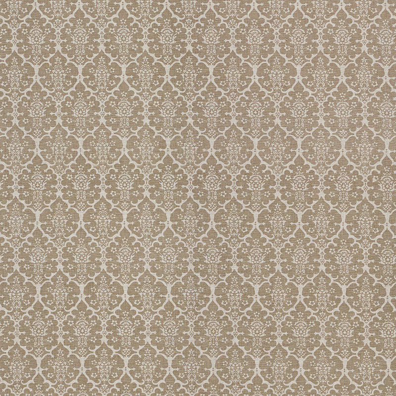 Schumacher Burley Brown Fabric Sample BURL002