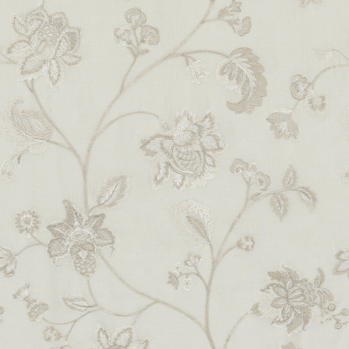 GP & J Baker Isabella Sheer Ivory Fabric Sample BV10953.104.0