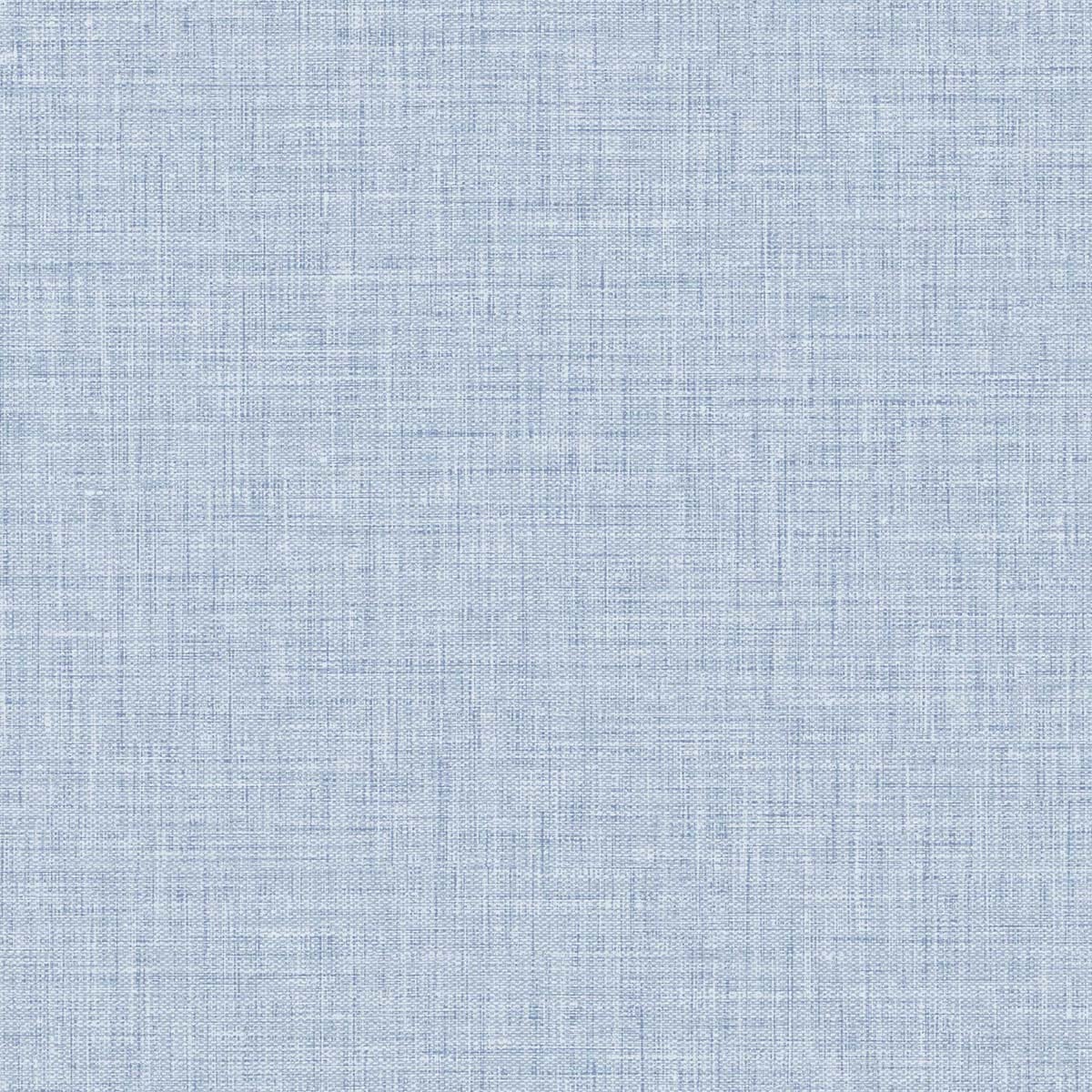 Seabrook Designs Easy Linen Sky Blue Wallpaper Sample BV30212