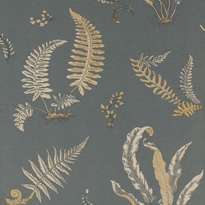GP & J Baker Ferns Charcoal/Bronze Wallpaper BW45044.6.0