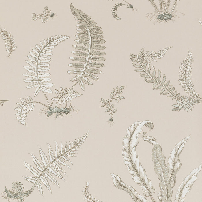 GP & J Baker Ferns Linen Wallpaper Sample BW45044.8.0