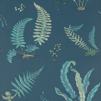 GP & J Baker Ferns Indigo/Teal Wallpaper BW45044.9.0