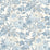 GP & J Baker Summer Peony Blue Wallpaper BW45095.1.0