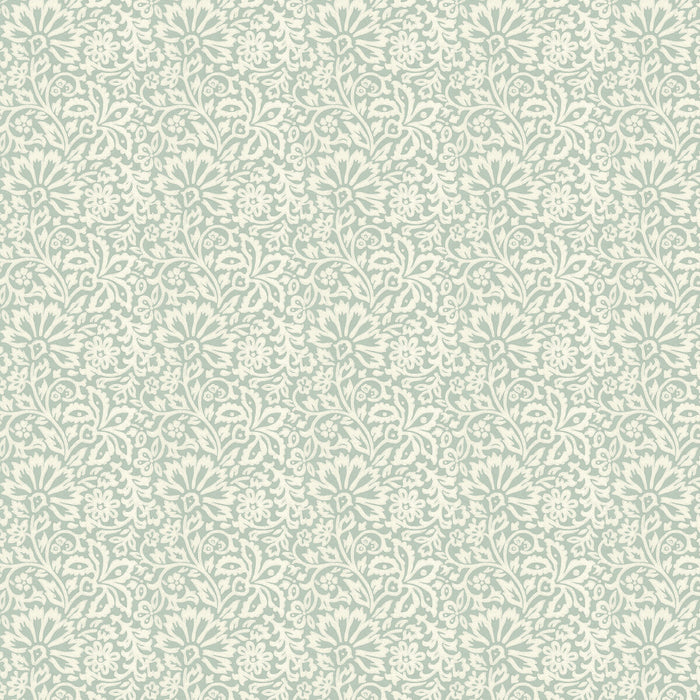 GP & J Baker Flora Aqua Wallpaper Sample BW45097.4.0