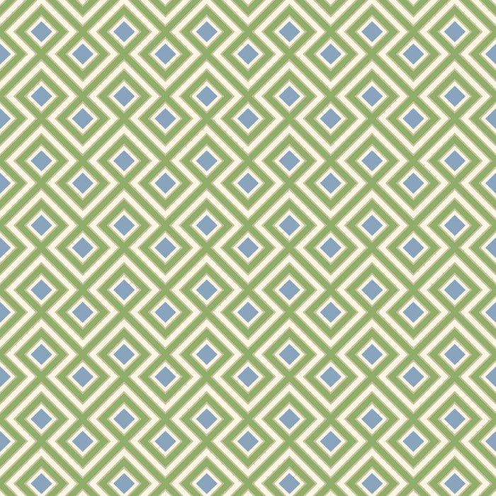 GP & J Baker La Fiorentina Small Emerald/Blue Wallpaper Sample BW45098.3.0